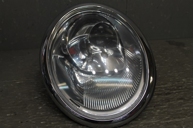 VW New Beetle cabriolet previous term (1YAZJ 9C) original AL damage less operation guarantee right head light halogen plating ring 1 C2 941 030 D p045950