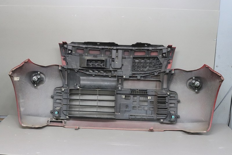 日産 モコ X 前期 (MG33S) 純正 破損無 フロントバンパー ウィンカー付 ZSU 71771-50MA p046310_画像6
