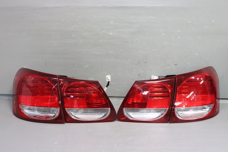 レクサス GS 350 前期 Lexus (GRS191 GWS191 UZS190) 純正 テールランプ テールライト 左右 LED全点灯 フィニッシャ 30-325 30-328 p046483_画像1