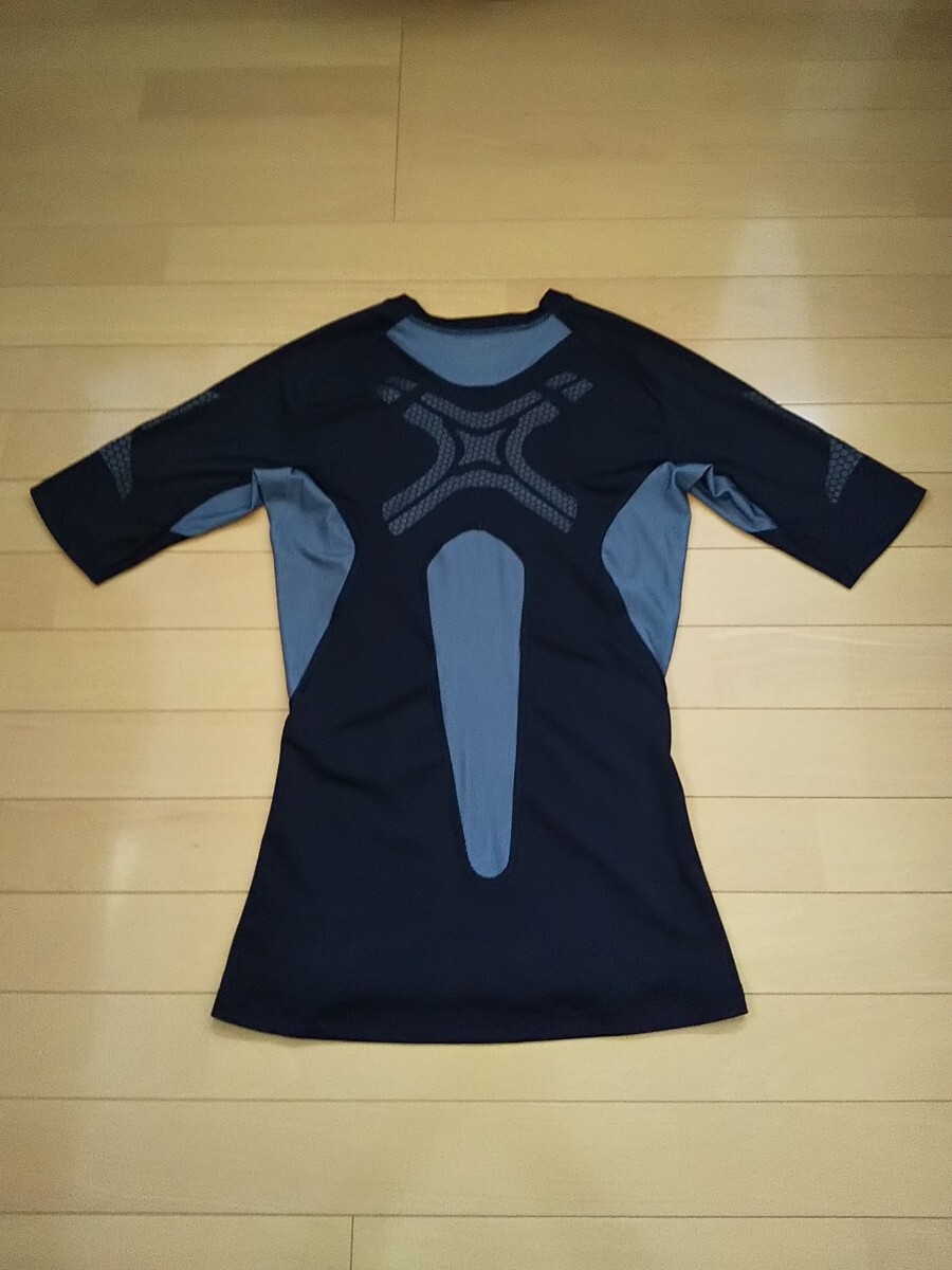 アディダス techfit コンプレッション アンダーシャツ インナー 半袖 ブラック サイズ Lの画像3