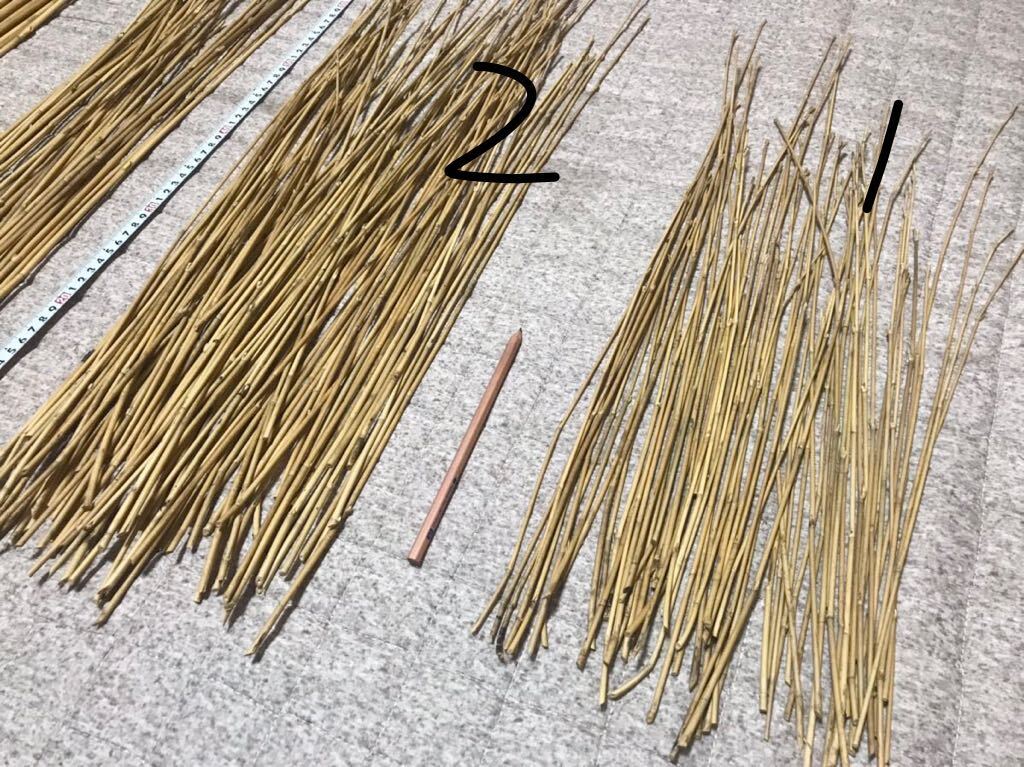  редкий первоклассный стрела бамбук есть * мир стержень сборный, огонь inserting для материал примерно 230шт.@*tanago стержень материалы 