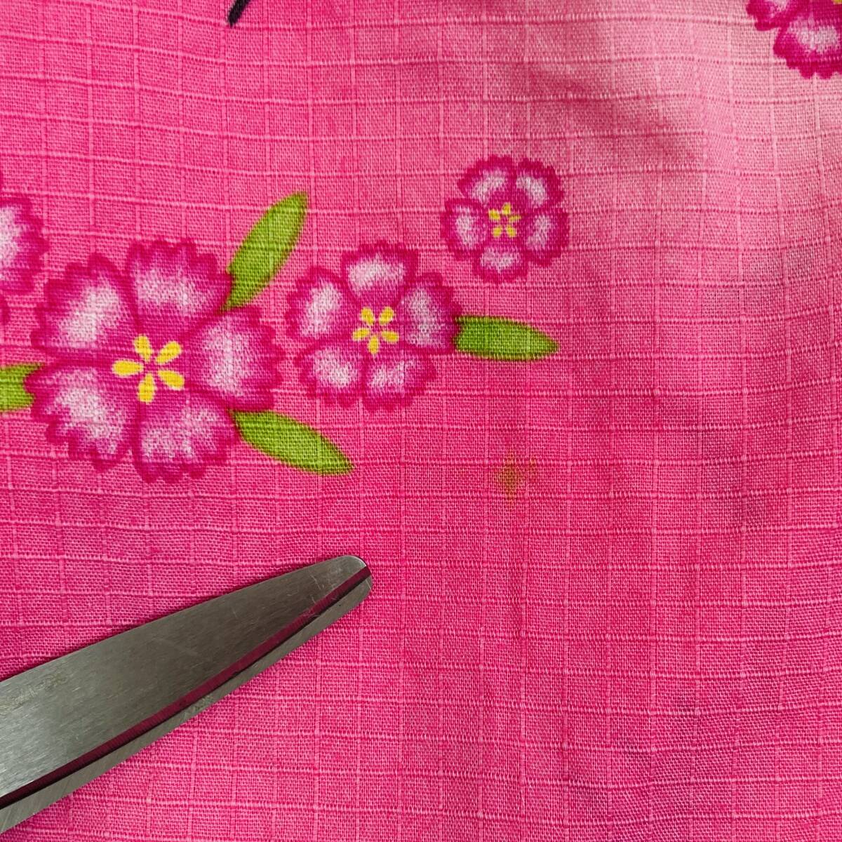 [474] Kids джинбей перо ткань Hello Kitty розовый himo цветочный принт принт розовый HELLO KITTY 100 размер хлопок 