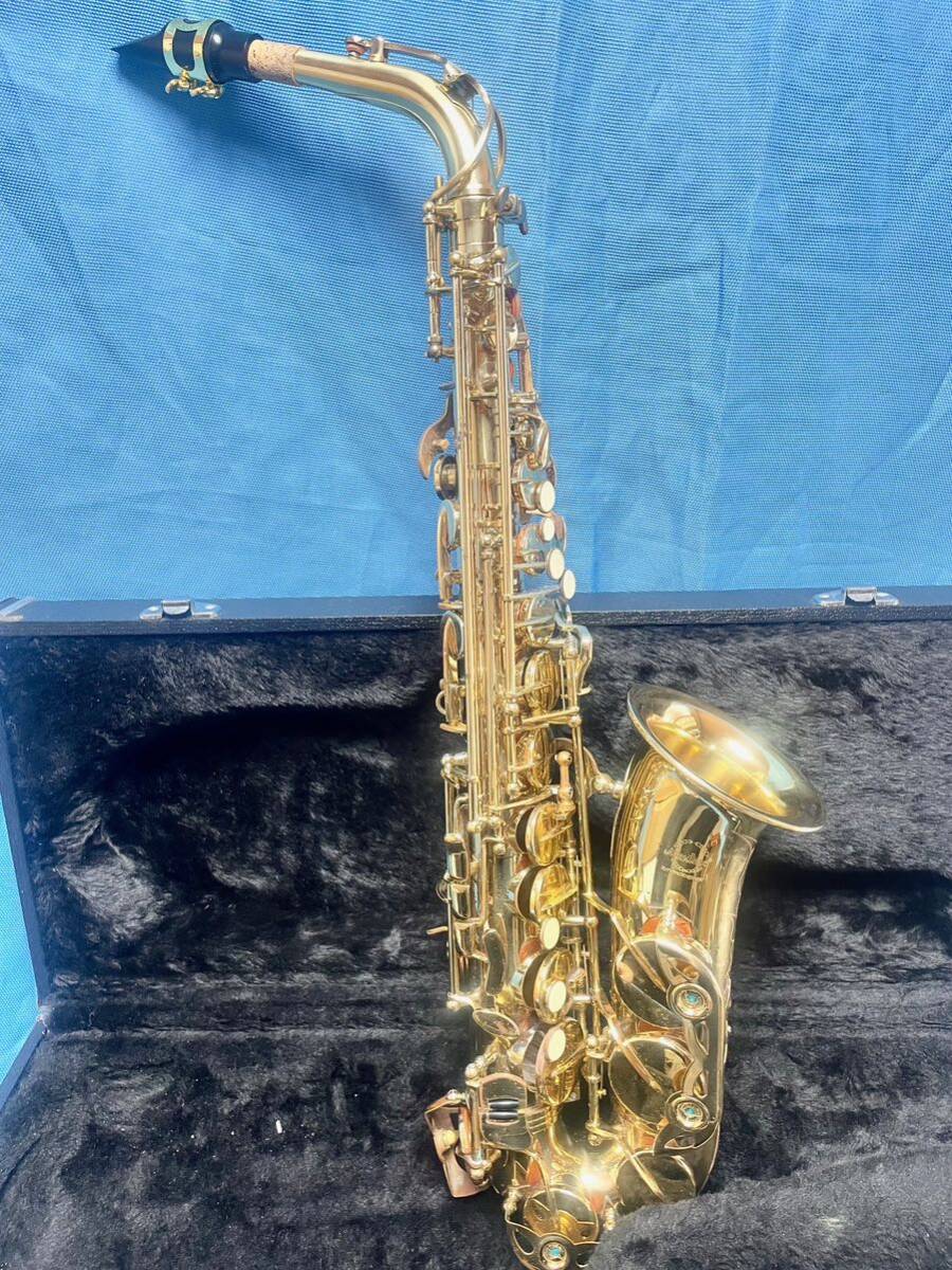 Maxtone Mac Stone By French Engineer alto saxophone beautiful secondhand goods hard case attaching 