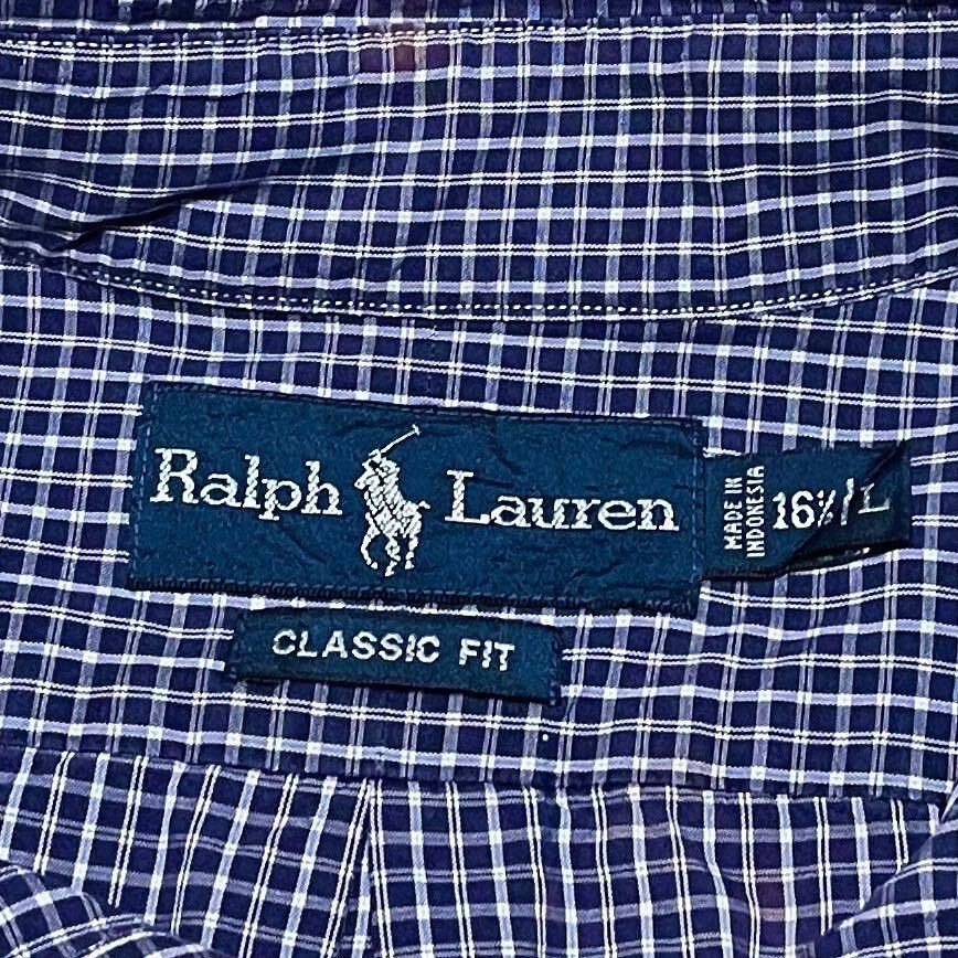 ＊7585 Ralph Lauren ラルフローレン　チェックシャツ