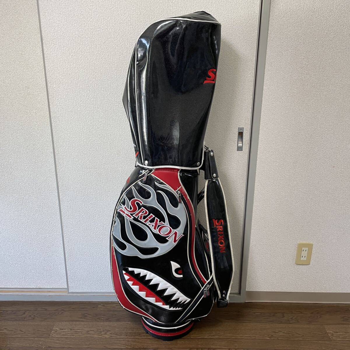 SRIXON スリクソン　キャディ　バッグ ガオ　モンスター　シャーク　フェイス　ゴルフ　エナメル　希少　限定　プロモデル　_画像10