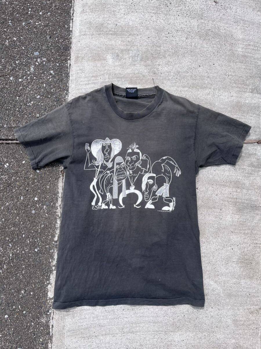 90s USA製 RED HOT CHILI PEPPERS ピカソ Tシャツの画像1
