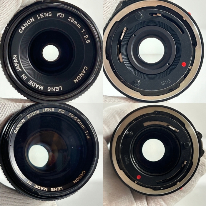 キャノン Canon F-1 フィルムカメラ 一眼レフ FD 50mm 1:1.4 FD 28mm 1:2.8 FD 70-210mm 1:4 単焦点レンズ まとめ の画像8