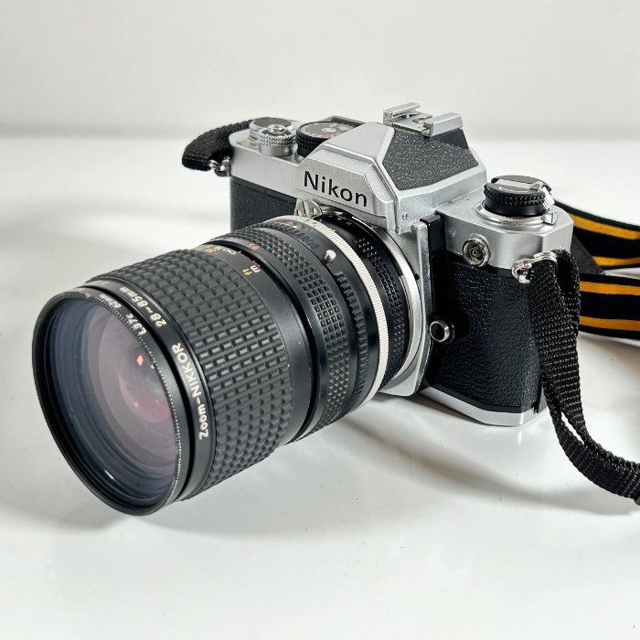 ジャンク　ニコン　Nikon FM フィルムカメラ　一眼レフカメラ　NIKKOR 28-85mm 1:3.5-4.5 _画像2