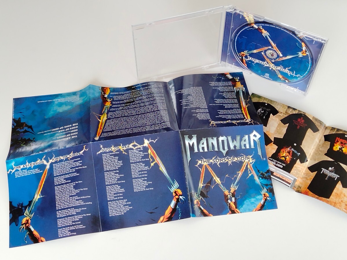 【06年独盤】MANOWAR / THE SONS OF ODIN CD SPV/MAGIC CIRCLE MUSIC MCA01178-2 マノウォー,LIVE×2&Immortal Version×3,King Of Kings,_画像4