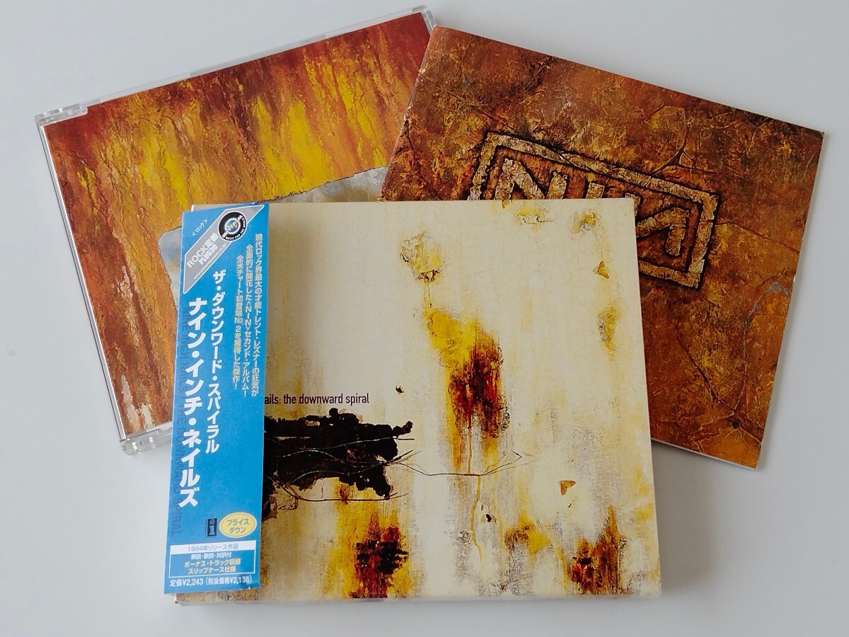 NINE INCH NAILS / The Downward Spiral スリップケース入/帯付CD UICY2482 94年2nd,04年盤,ボートラ追加,NIN,Trent Reznor,Closer,Hurt,_画像1