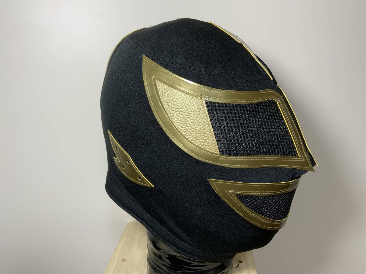 ( free shipping ) prompt decision! the first period strong machine ( black jersey * fastener model ) Professional Wrestling mask machine 