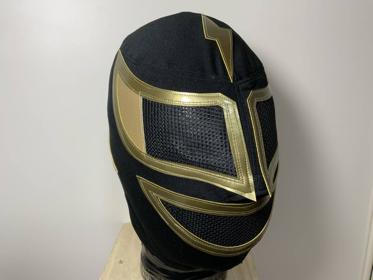 ( free shipping ) prompt decision! the first period strong machine ( black jersey * fastener model ) Professional Wrestling mask machine 