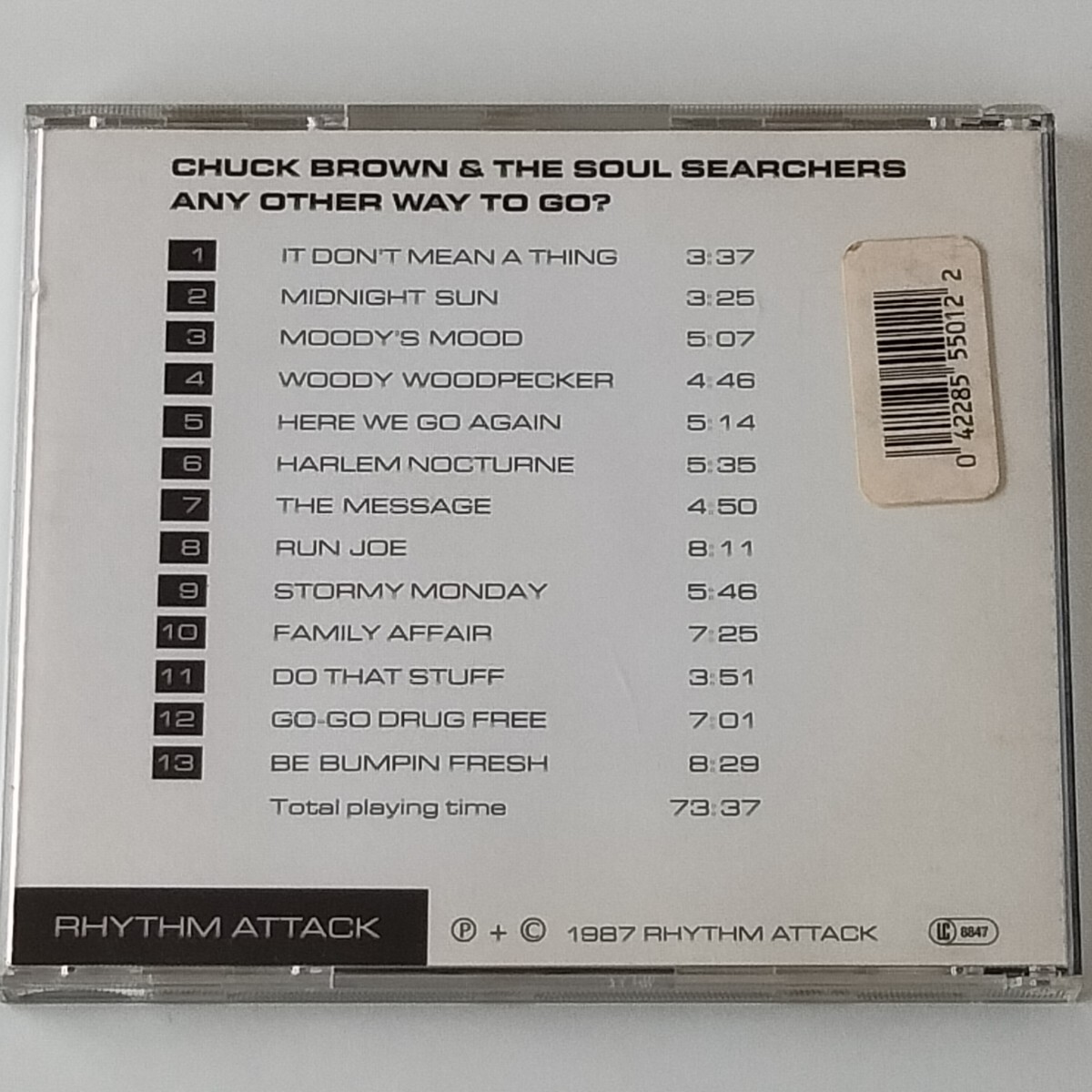 【輸入盤CD】CHUCK BROWN & THE SOUL SEARCHERS/ANY OTHER WAY TO GO?(RT501-2)チャック・ブラウン＆ソウル・サーチャーズ_画像2