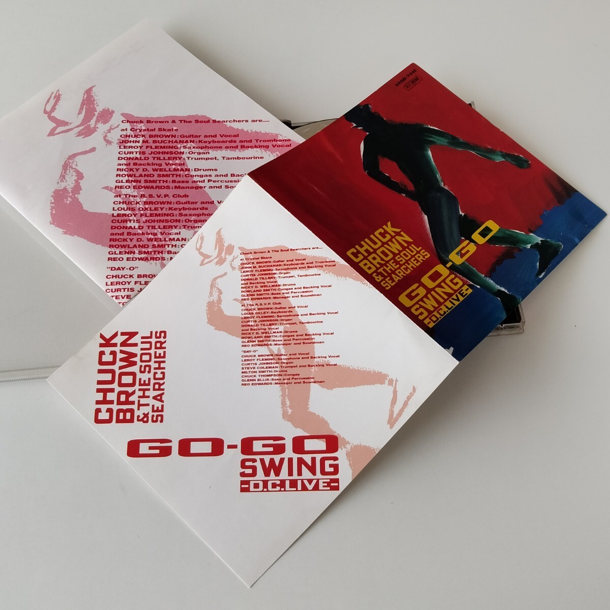 【日本編集ライヴ盤】CHUCK BROWN & THE SOUL SEARCHERS/GO GO SWING D.C. LIVE(32GD-7010)チャック・ブラウン/ゴーゴー・スウィング_画像4