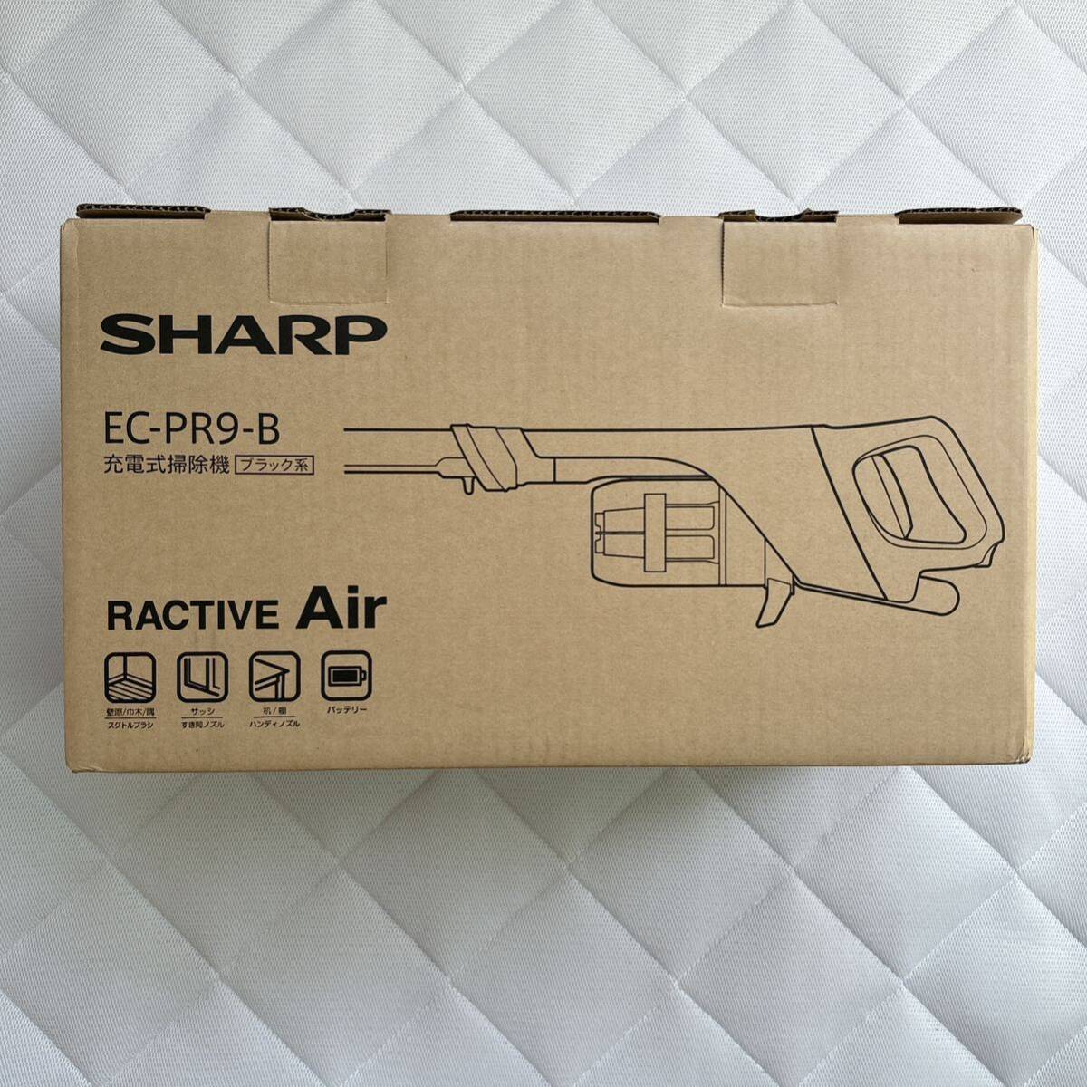 新品/未使用/定価6万/最新モデル/最安●SHARP シャープ RACTIVE Air ラクティブエア 充電式掃除機 軽量 コードレス EC-PR9-B ブラック_画像3