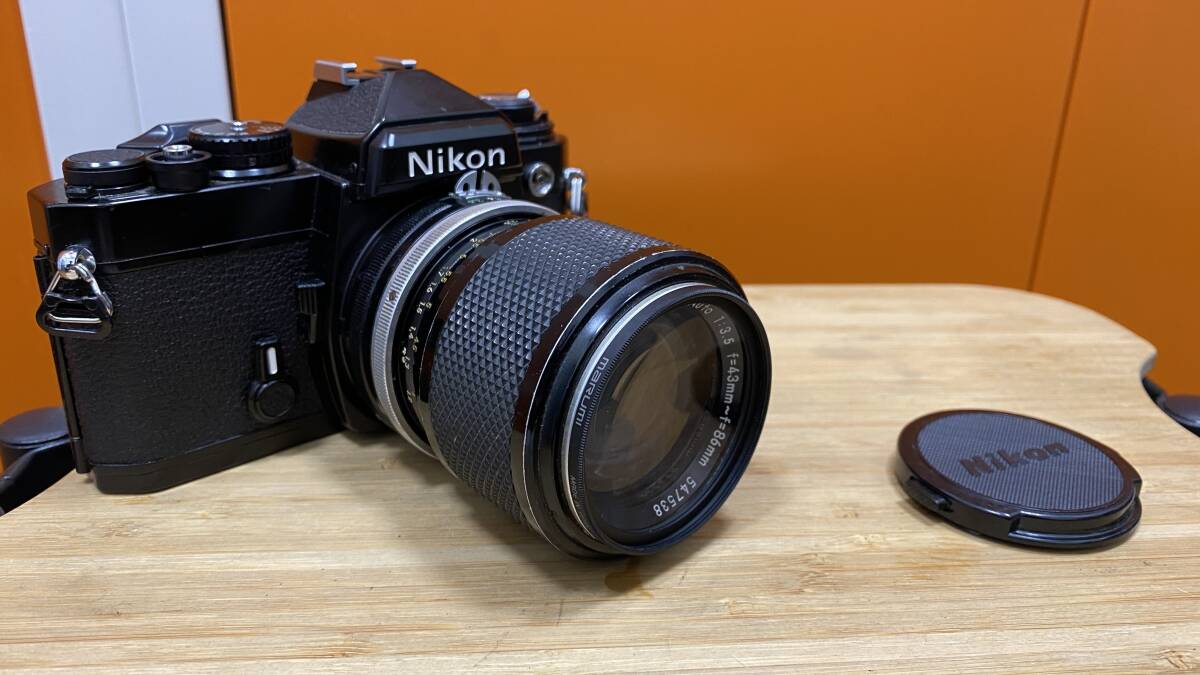 フィルム カメラ Nikon ニコン FE レンズ Zoom-NIKKOR Auto 1:3:5 f=43mm～86ｍｍ_画像1