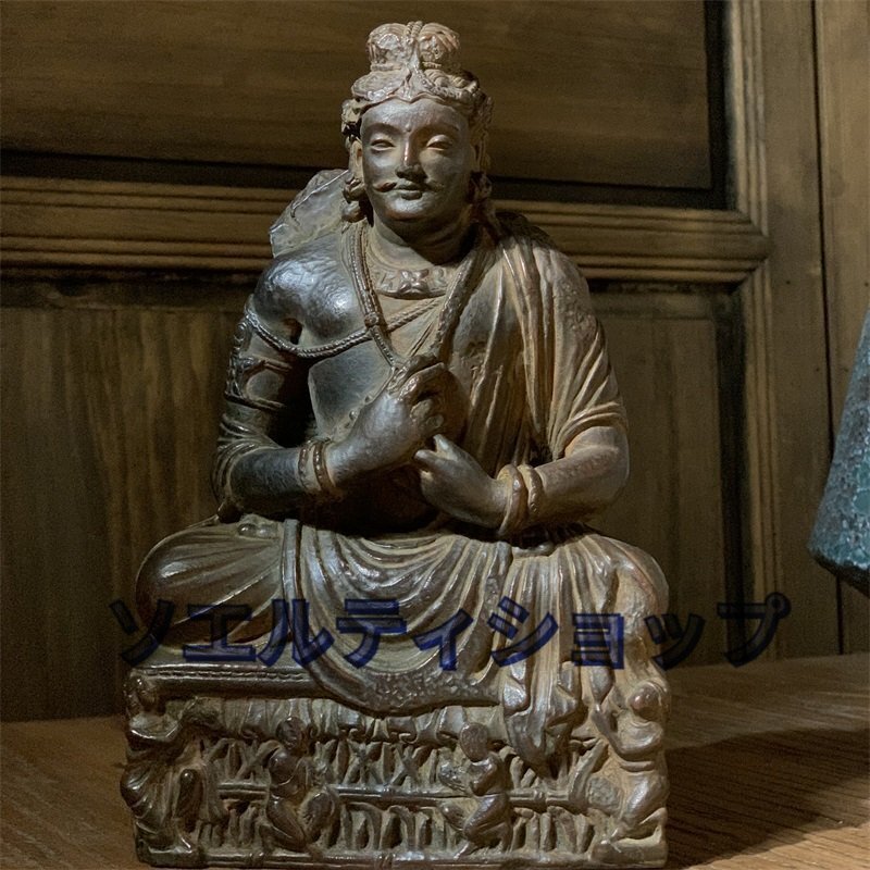極細工 仏教古美術 仏像 ガンダーラ石仏 ガンダーラ美術 石仏 仏像 装飾 置物 装飾 収蔵 コレクション_画像1