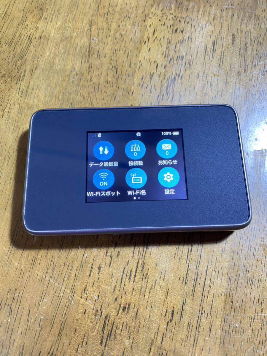 送料無料 SoftBank 802ZT Pocket WiFi 中古 本体 白ロム 