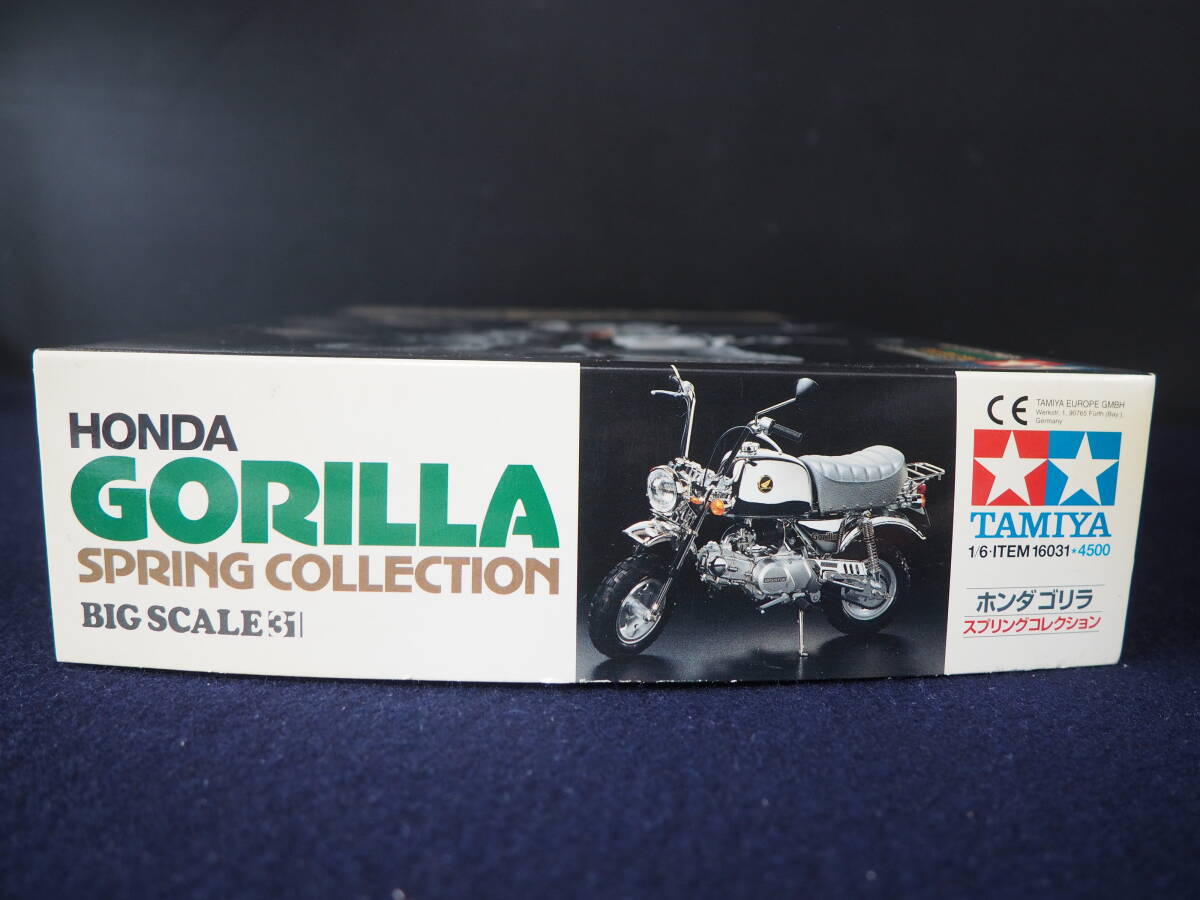 未組立 プラモデル【HONDA GORILLA】1/6 オートバイシリーズ No.31 ホンダゴリラ スプリングコレクション 取説付 TAMIYA バイク レトロ_画像6