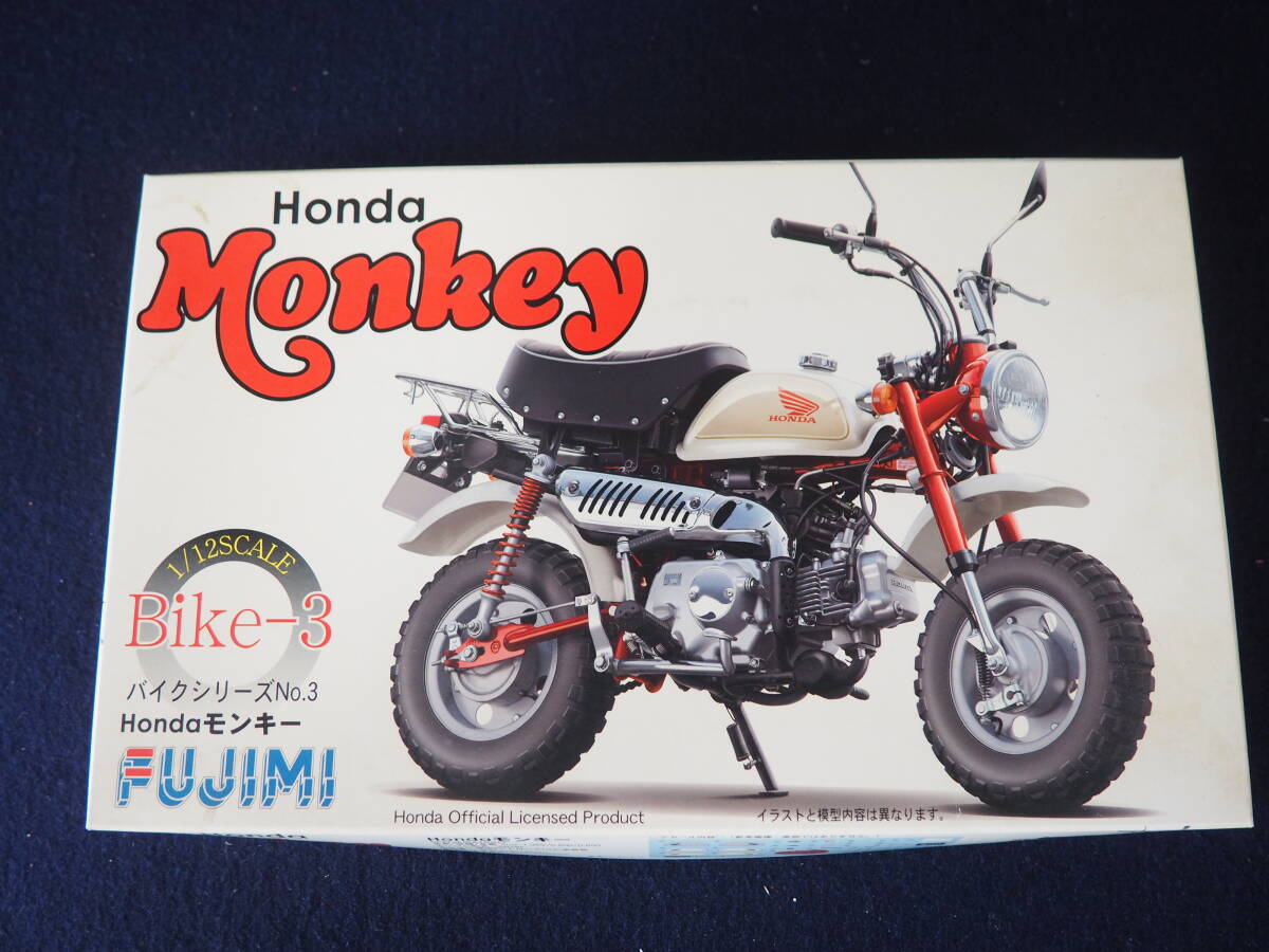  не собран пластиковая модель [Honda Monkey]1/12 Bike-3 мотоцикл серии No.3 Honda Monkey с руководством пользователя Fujimi мотоцикл retro 