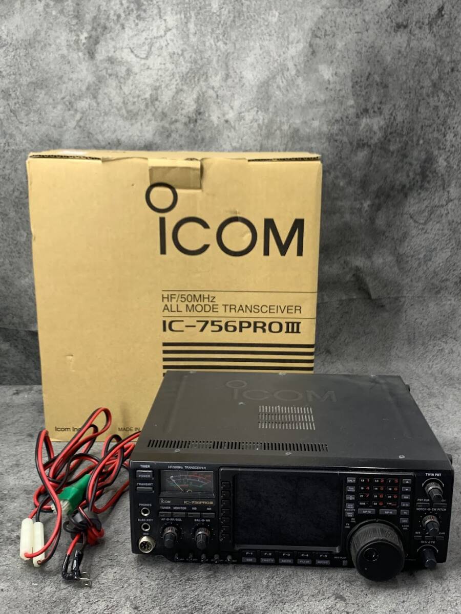 [ ICOM IC-756proⅢ ] Icom transceiver amateur radio wireless operation not yet verification HF all band +50MHz transceiver 756PROIII