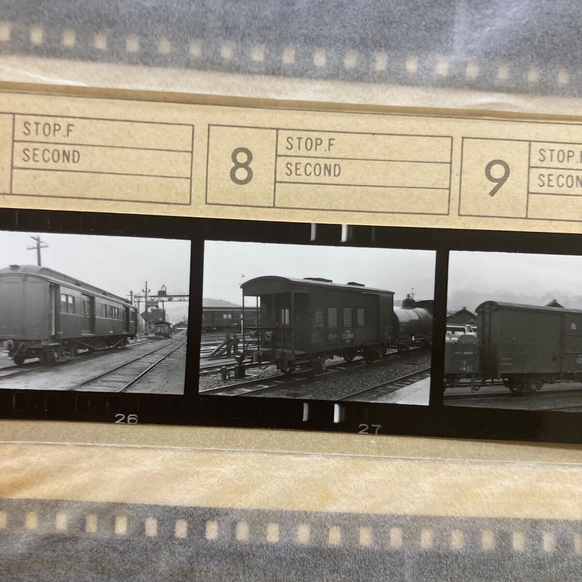 鉄道ネガ　 路面電車　古い写真フィルム24コマ　ベタ焼き写真24枚　昭和35年　　_画像6
