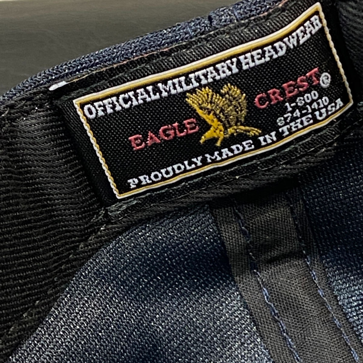 アメリカ製 EAGLE CREST イーグルクレスト CVN76 USS ロナルド レーガン RONALD REAGAN 米海軍 空母 ミリタリー キャップ サイズ調節可