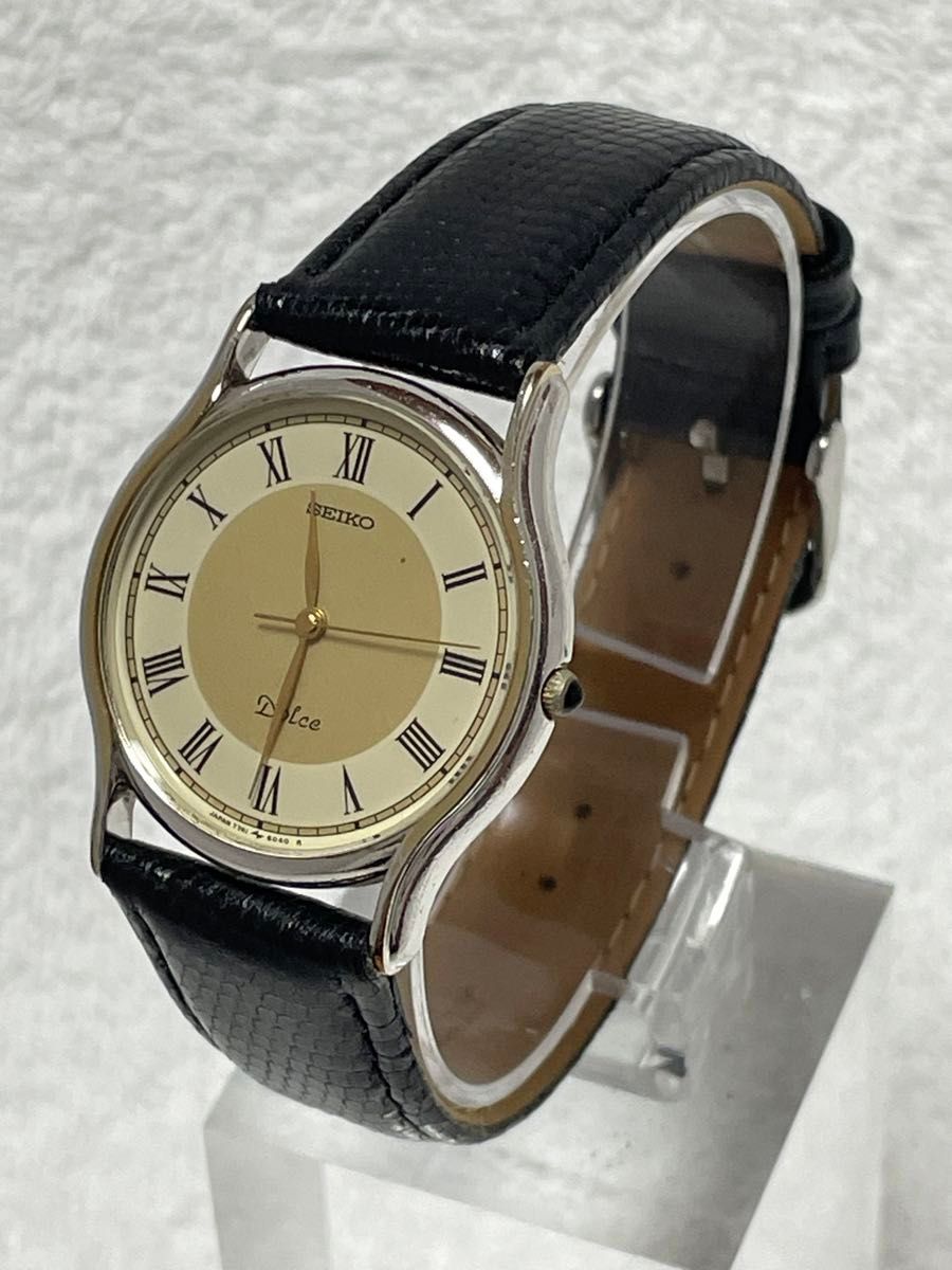 SEIKO セイコー ドルチェ クォーツ【7741-6030】文字盤 ゴールド SEIKO セイコー ドルチェ クォーツ【7741-6030】文字盤 ゴールド