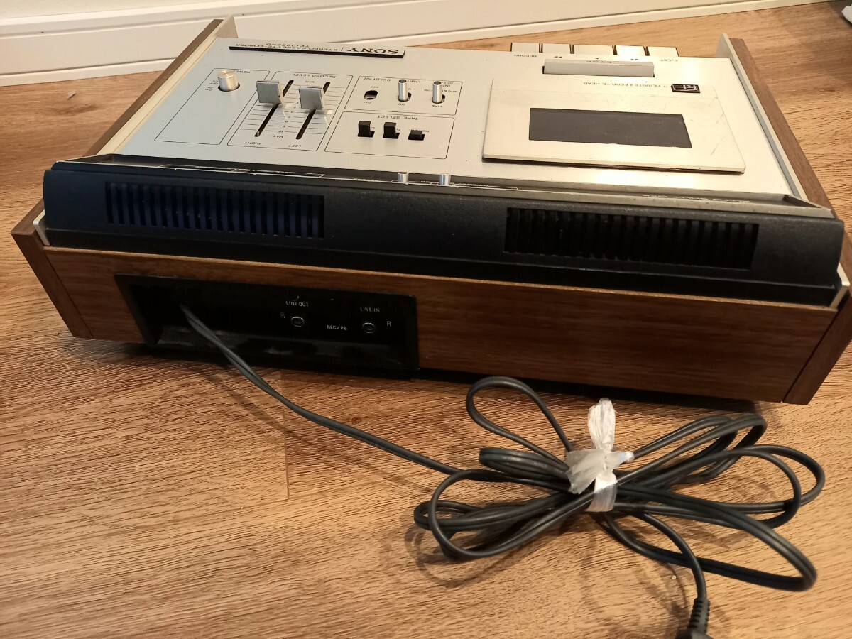 SONY ソニー STEREO CASSETTE-CORDER TC-2260SD カセットレコーダー レトロ 中古 保管 現状品 k1059の画像7