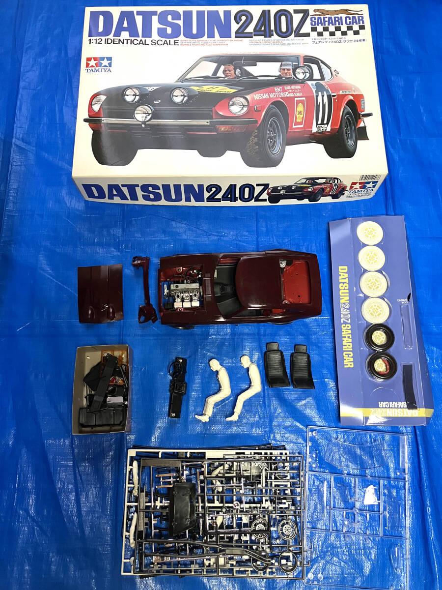  Tamiya 1/12 DATSUN Fairlady 240Z Safari specification car assembly on the way Junk 