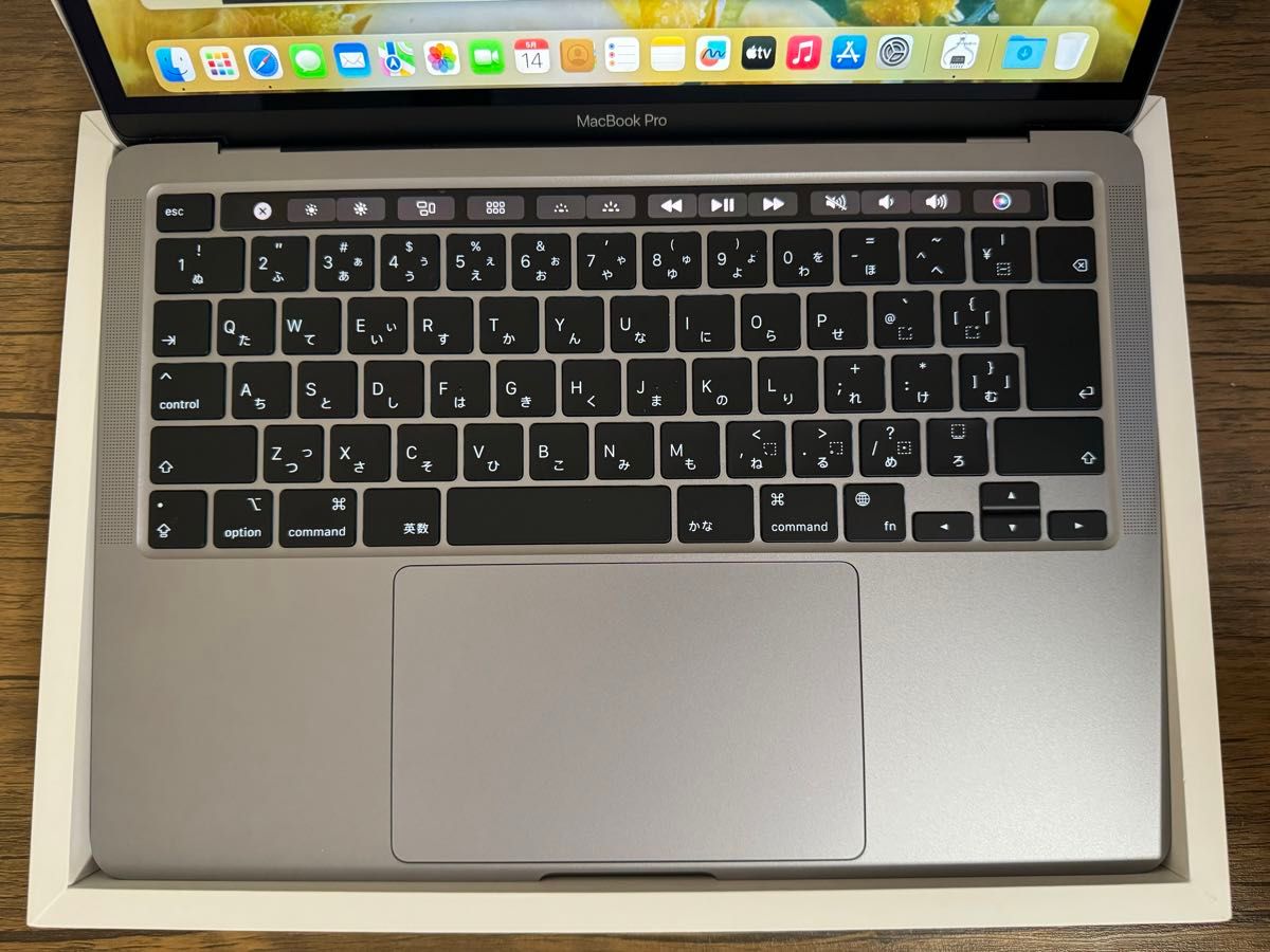 【超美品】MacBook Pro M2 メモリ24GB/512GB スペースグレー13インチ充放電回数9回