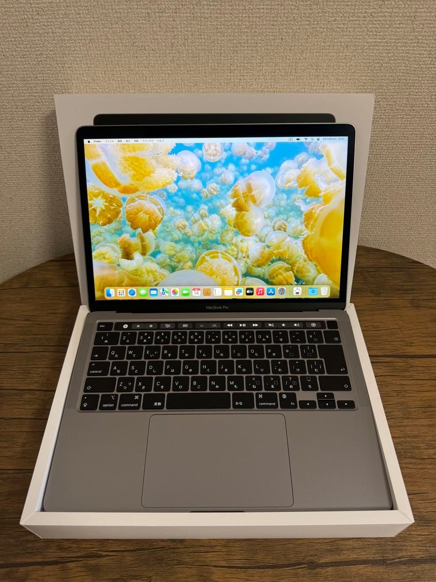 【超美品】MacBook Pro M2 メモリ24GB/512GB スペースグレー13インチ充放電回数9回