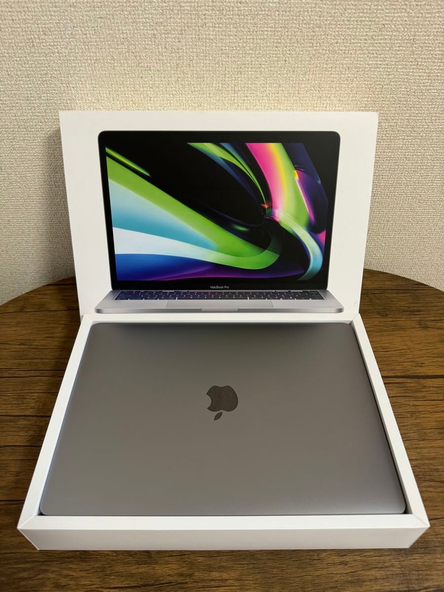 【超美品】MacBook Pro M2 メモリ24GB/512GB スペースグレー13インチ充放電回数9回