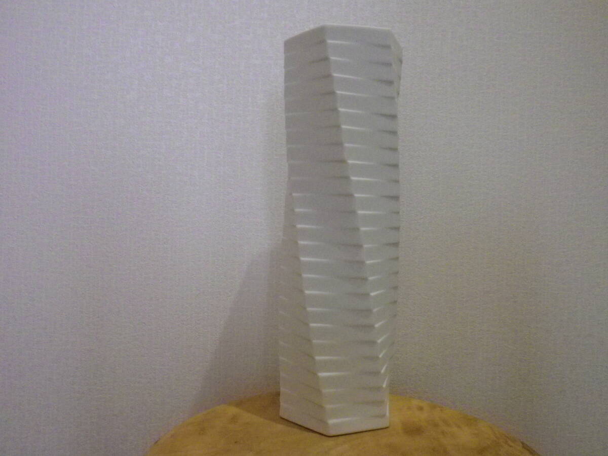  Rosenthal vase white hexagon 29cm retro 