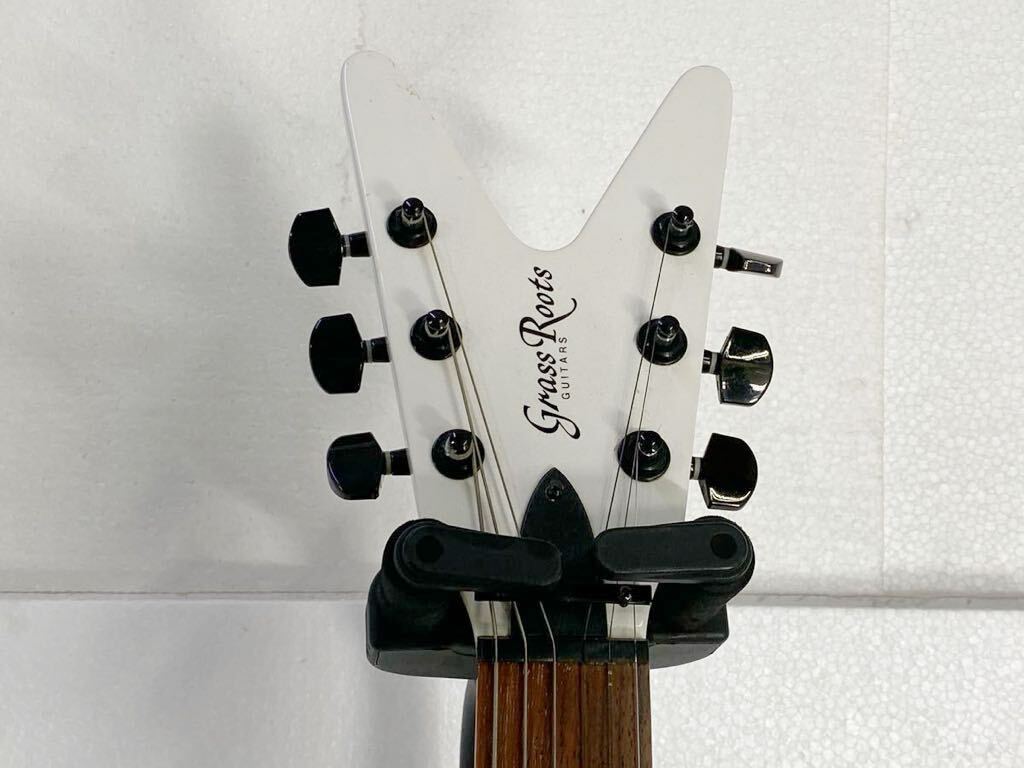 grassroots フライングV エレキギター Yahoo!オークション - サ6612M grassroots flying V グラス