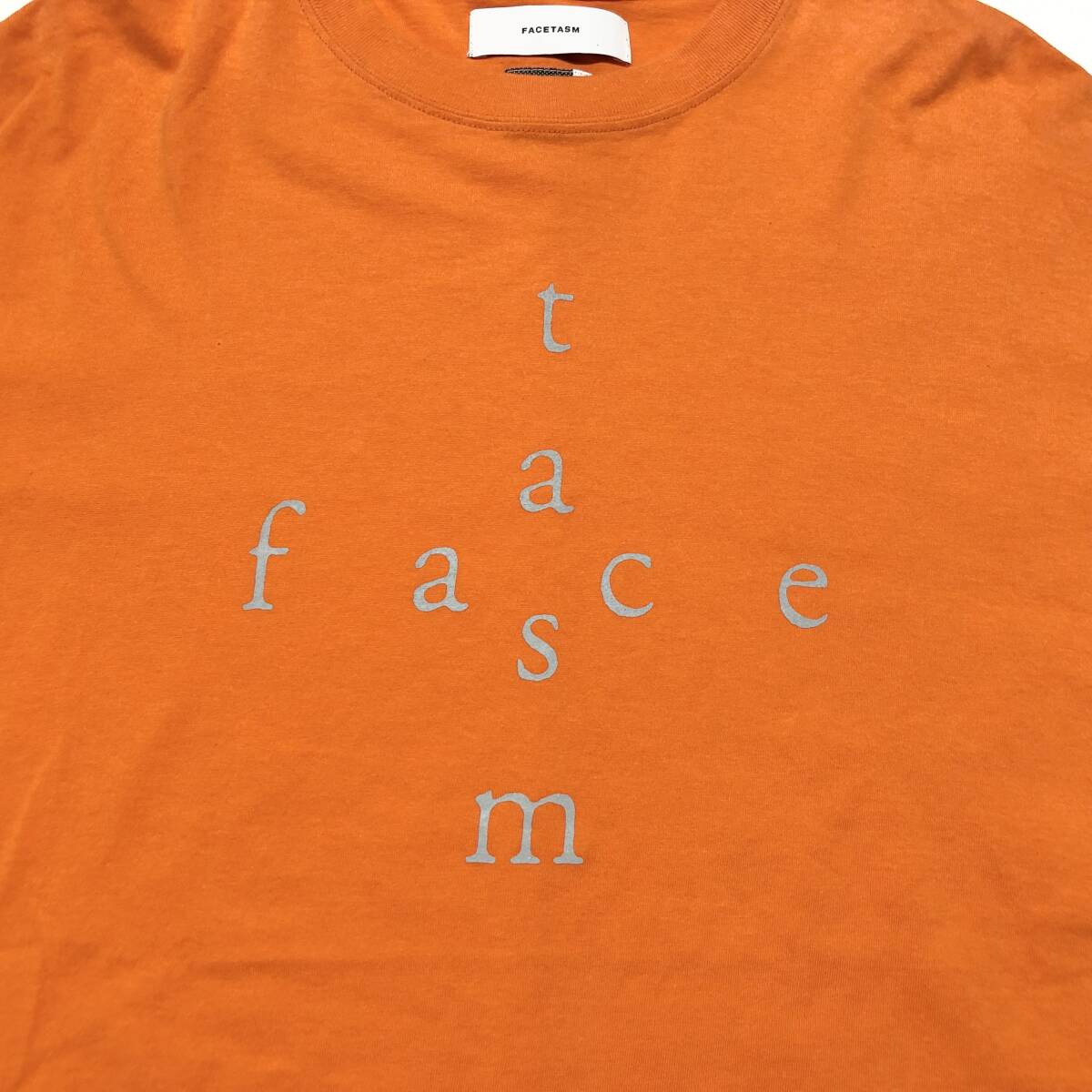 ○★訳有り 新品未使用　FACETASM（ファセッタズム）　ロゴビックTシャツ　1（Sサイズ）　オレンジ★○_画像5