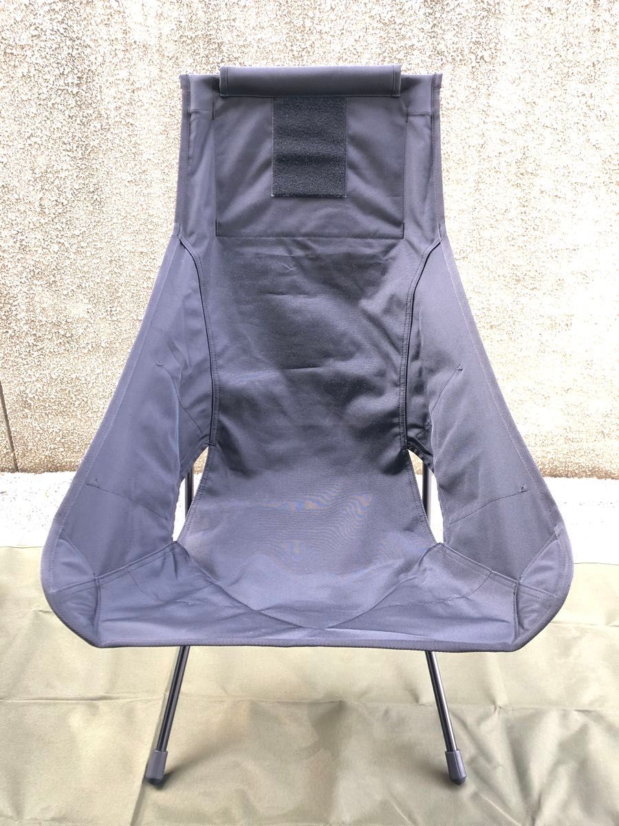 美品 Helinox tactical chair two BLACK ヘリノックス タクティカル チェアツー ブラック