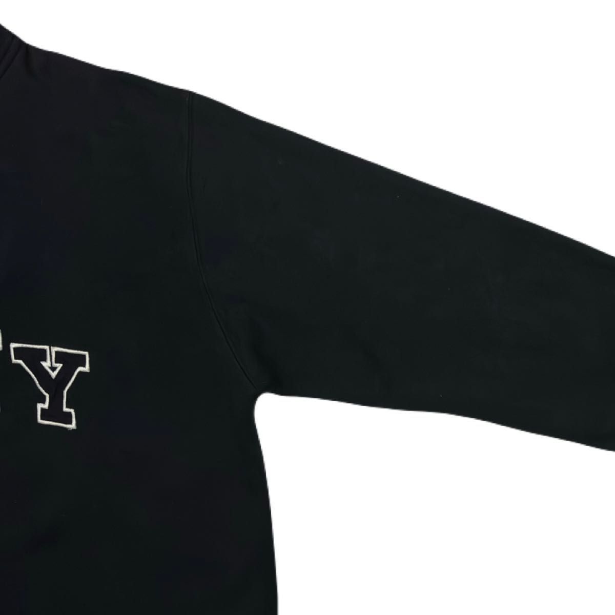 DKNY【ビッグシルエット】ハーフジップロゴスウェットシャツ