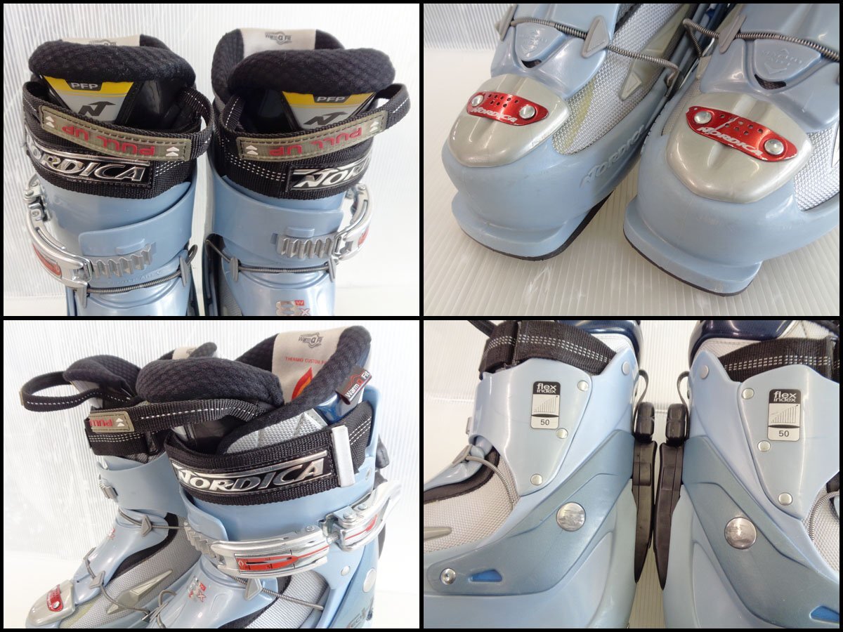 Bana8◆NORDICA/ノルディカ スキー靴 スキーブーツ 24-24.5cm 285ｍｍ ブルー系の画像9
