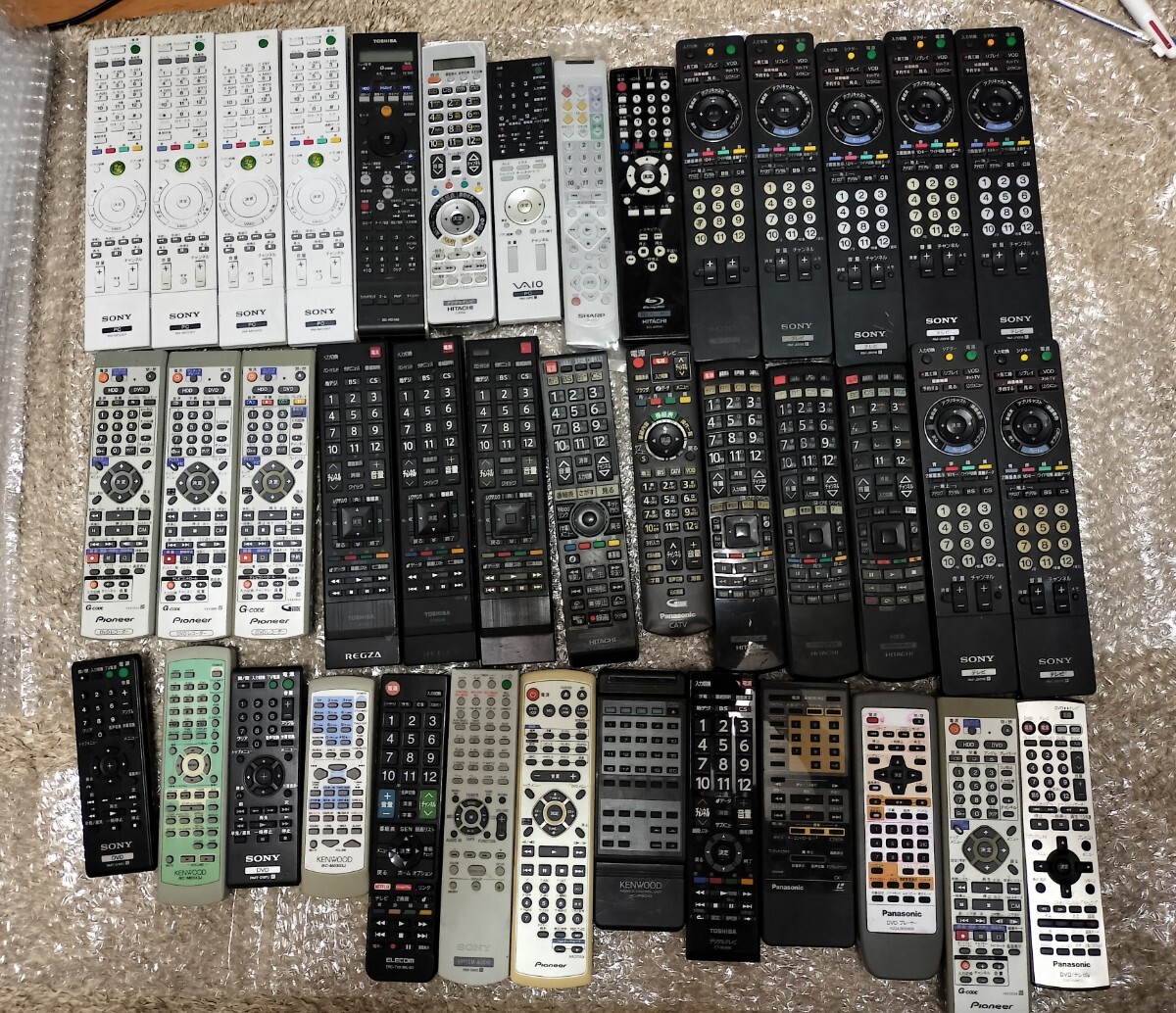  remote control 137ps.@ large amount set sale SHARP Panasonic Toshiba AQUOS SONY etc. Junk 