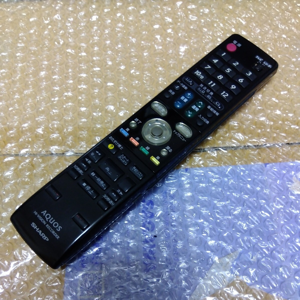 全ボタン動作確認済み 【匿名配送料230円！】 SHARP AQUOS GA558PA TV テレビリモコン シャープ アクオス 出品番号4_画像1