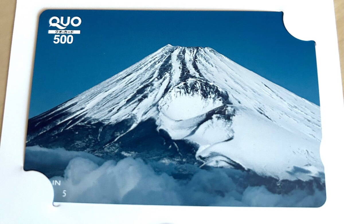  QUO card QUO карта гора Фудзи 