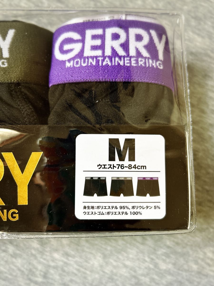 【新品M３枚】GERRY ジェリー　メンズ　ボクサーパンツ　前閉じ