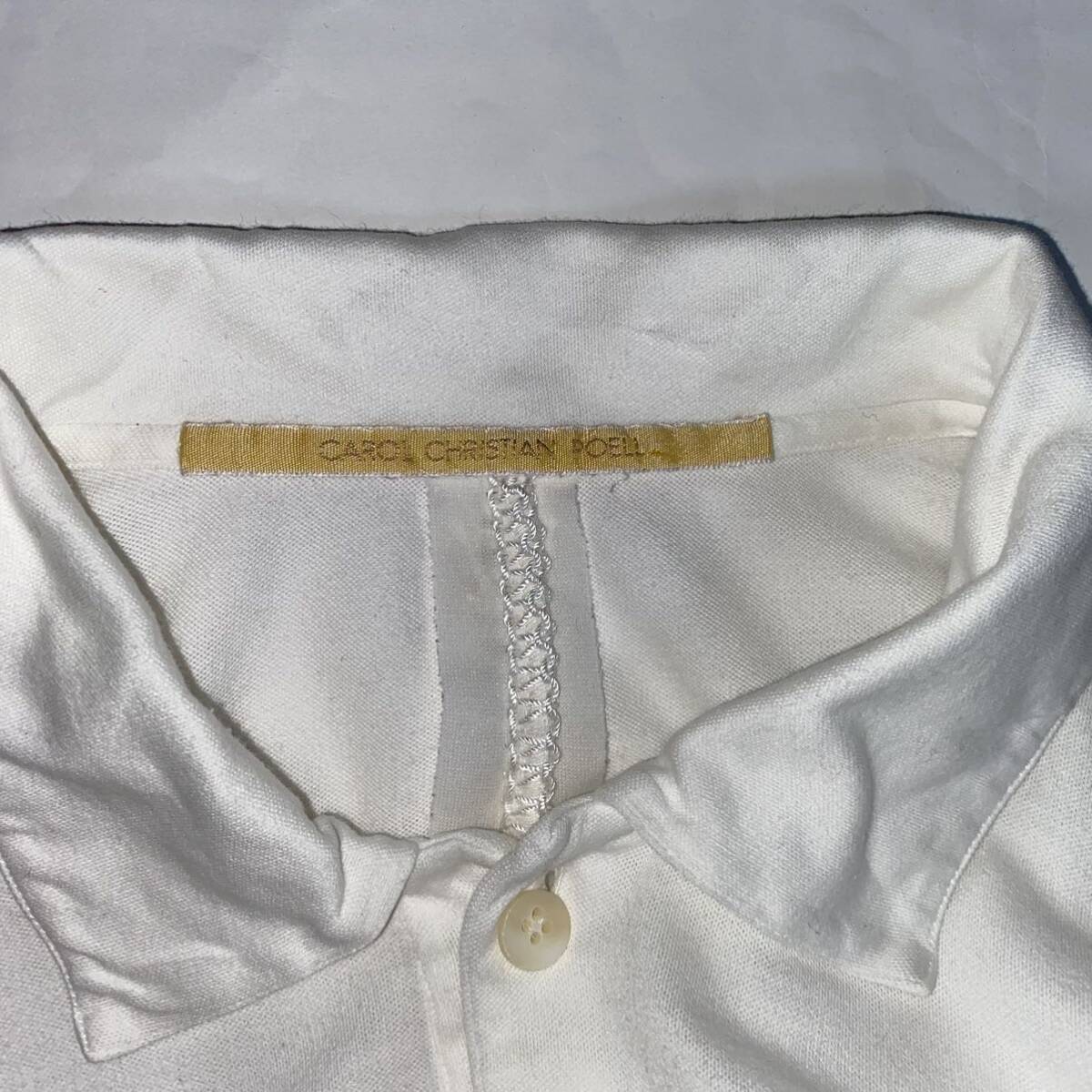 CAROL CHRISTIAN POELL ポロシャツ size46 ITALY製 _画像3