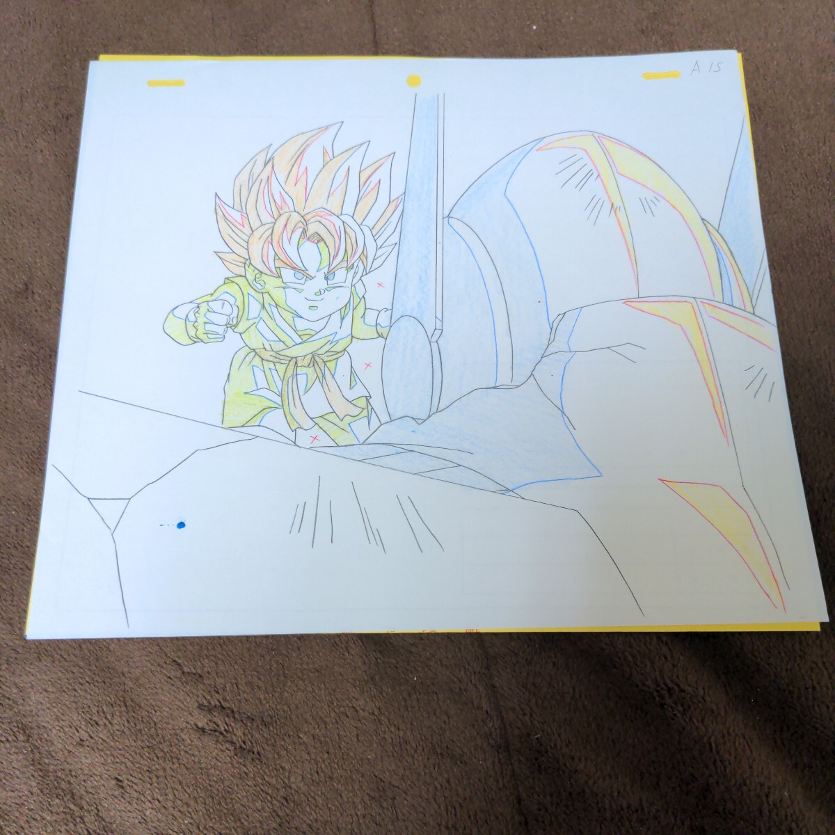ドラゴンボールGT セル画 孫悟空VSリルド将軍 動画 作画記録付 ドラゴンボールGT セル画 孫悟空VSリルド将軍 動画 作画記録付