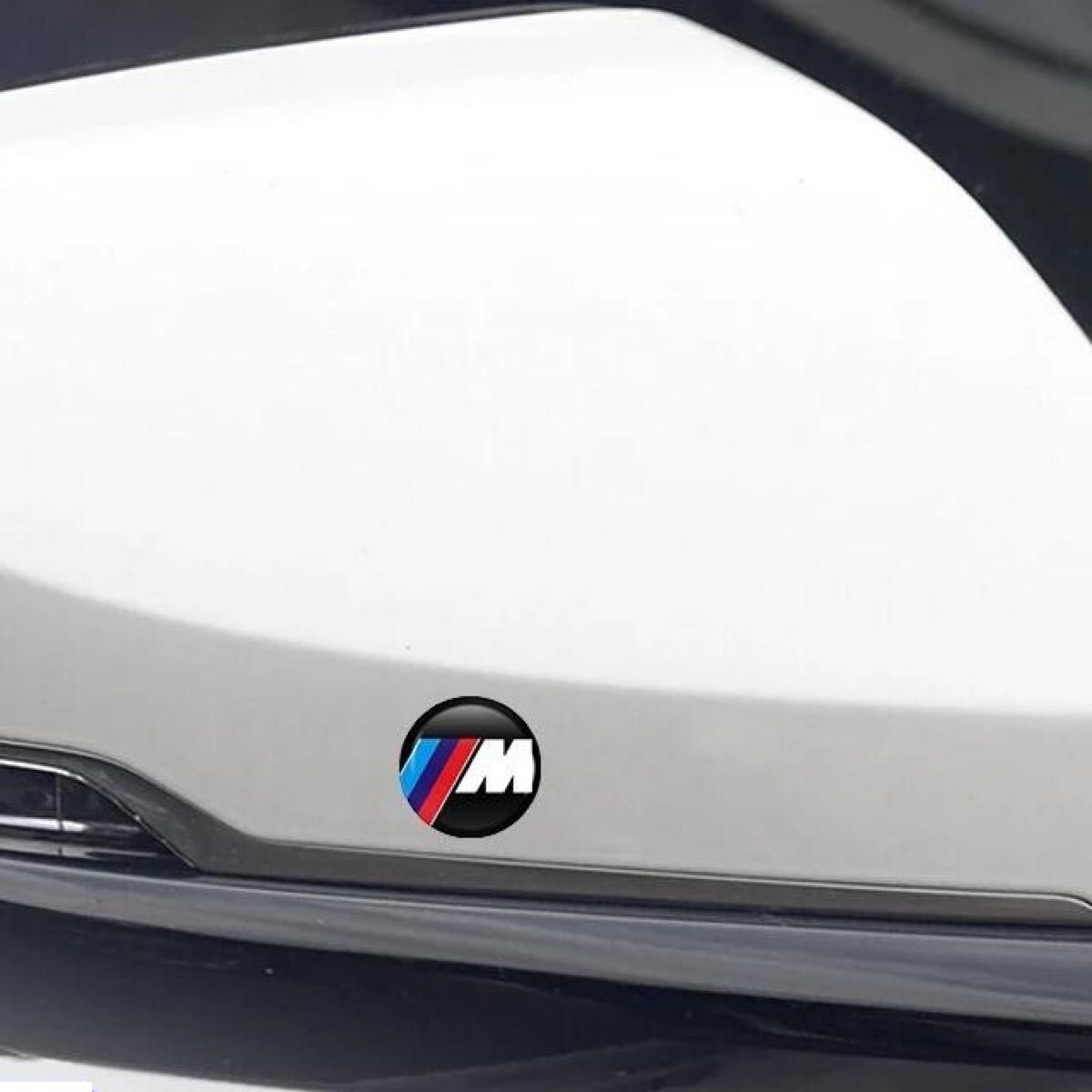 2個セット BMW Mスポーツ BMW ビーエムダブリュー 3Dクリスタルエンブレム 15mm 鍵穴マーク 鍵穴隠し キーレス　g