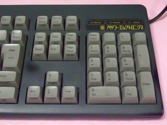 東プレ OEM ハツコーエレクトロニクス キーボード（JIS/029対応） HEKB03　送料無料