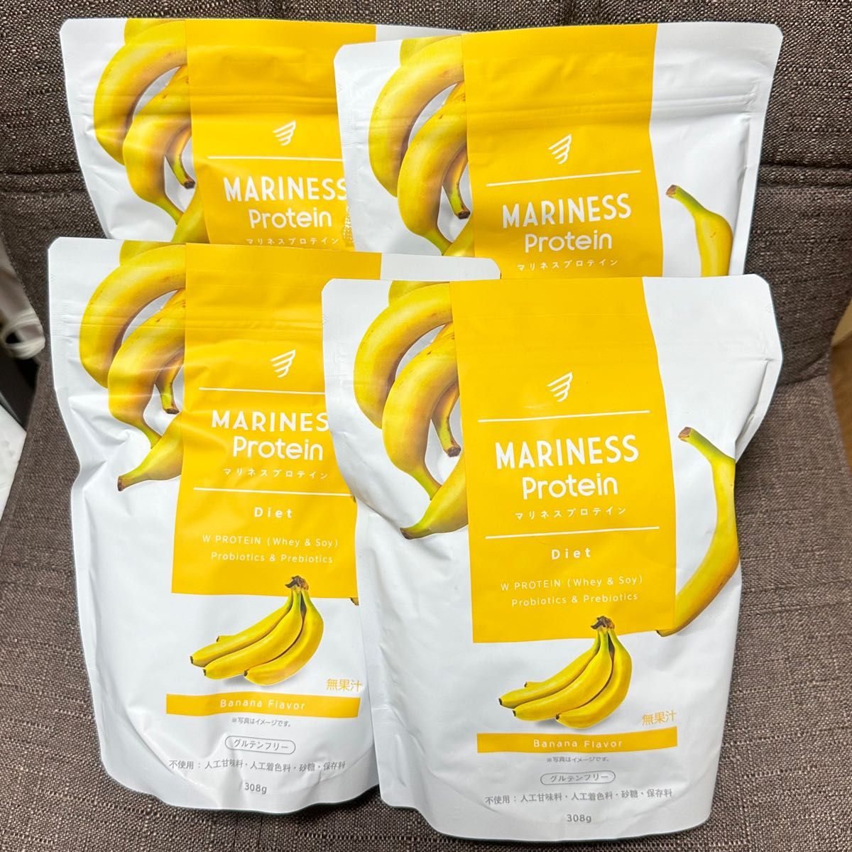 マリネスプロテイン　バナナ味　308g 4個