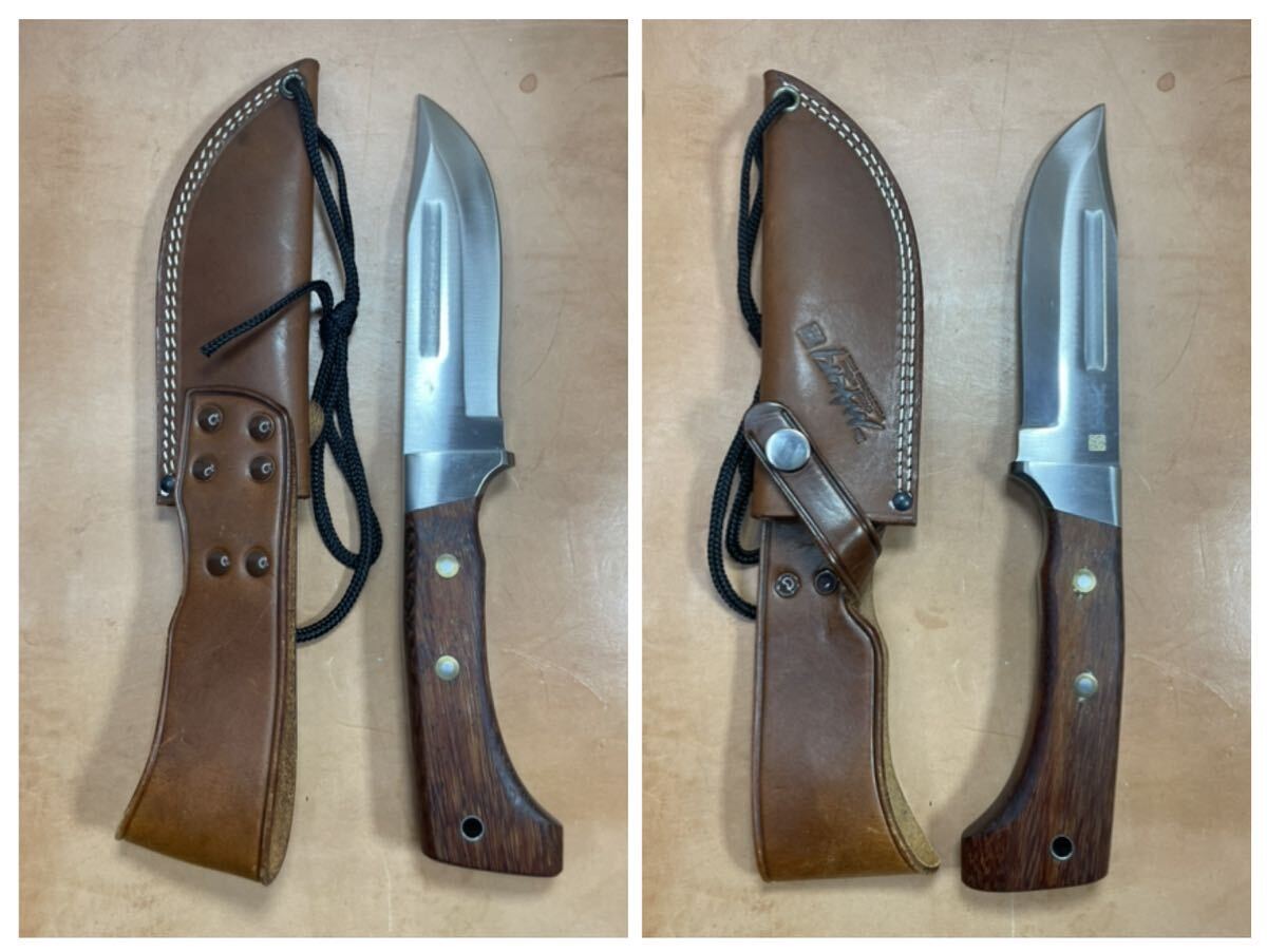 HIRO The MAKIRI hunting knife both blade unused goods 