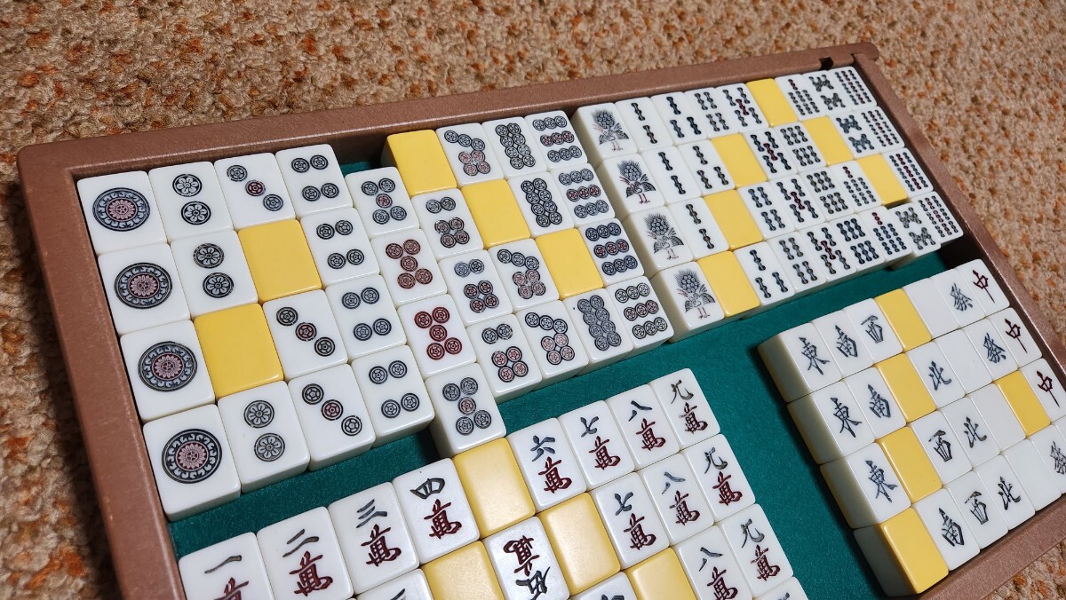 雀荘 まーじゃんぱい 全自動麻雀卓用 麻雀牌 ゲーム 雀牌 マージャンパイ 自動麻雀卓用 麻雀 テーブルゲーム 雀荘牌 _画像8